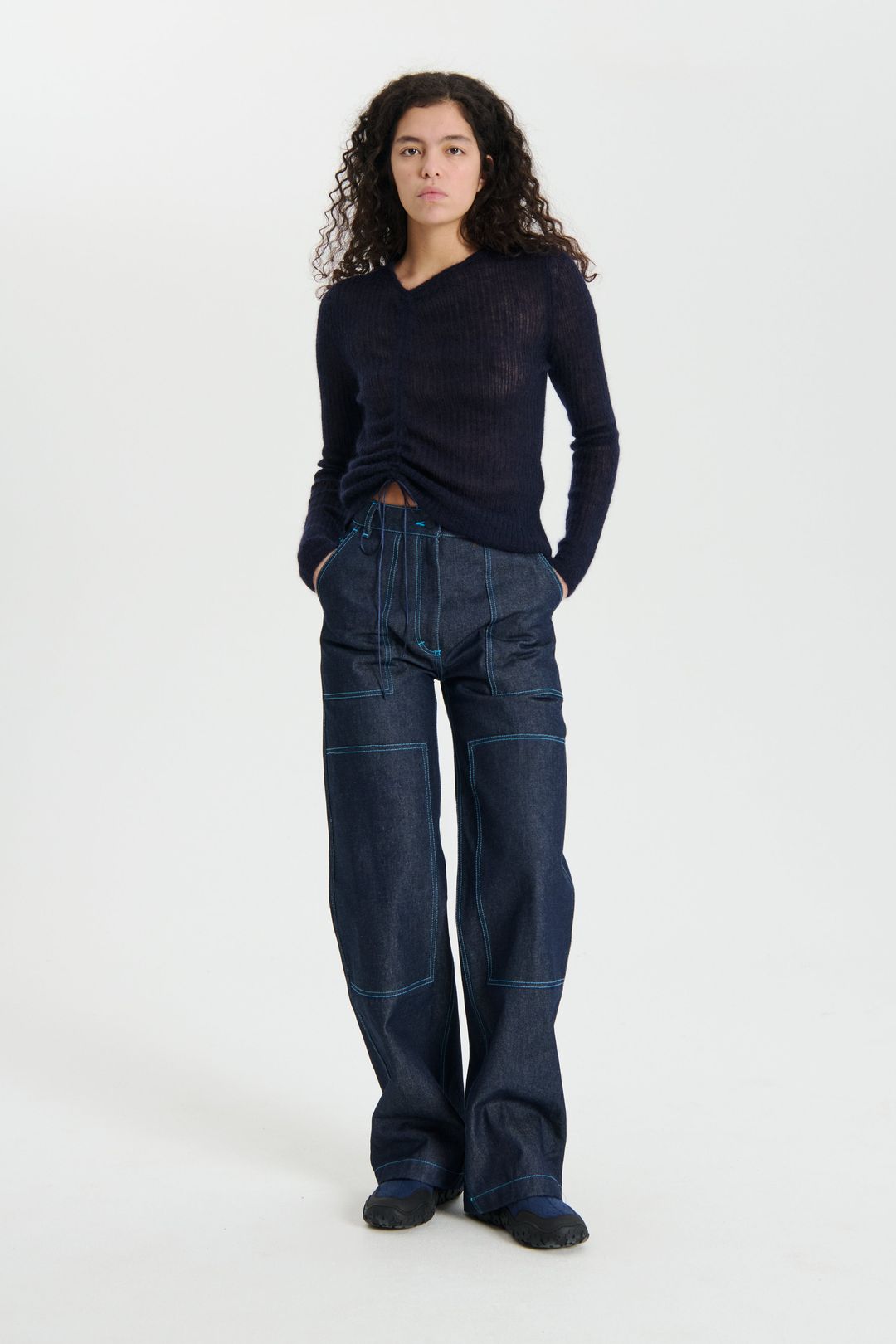 USSI | PULLOVER VENUS SOFT KNIT NAVY