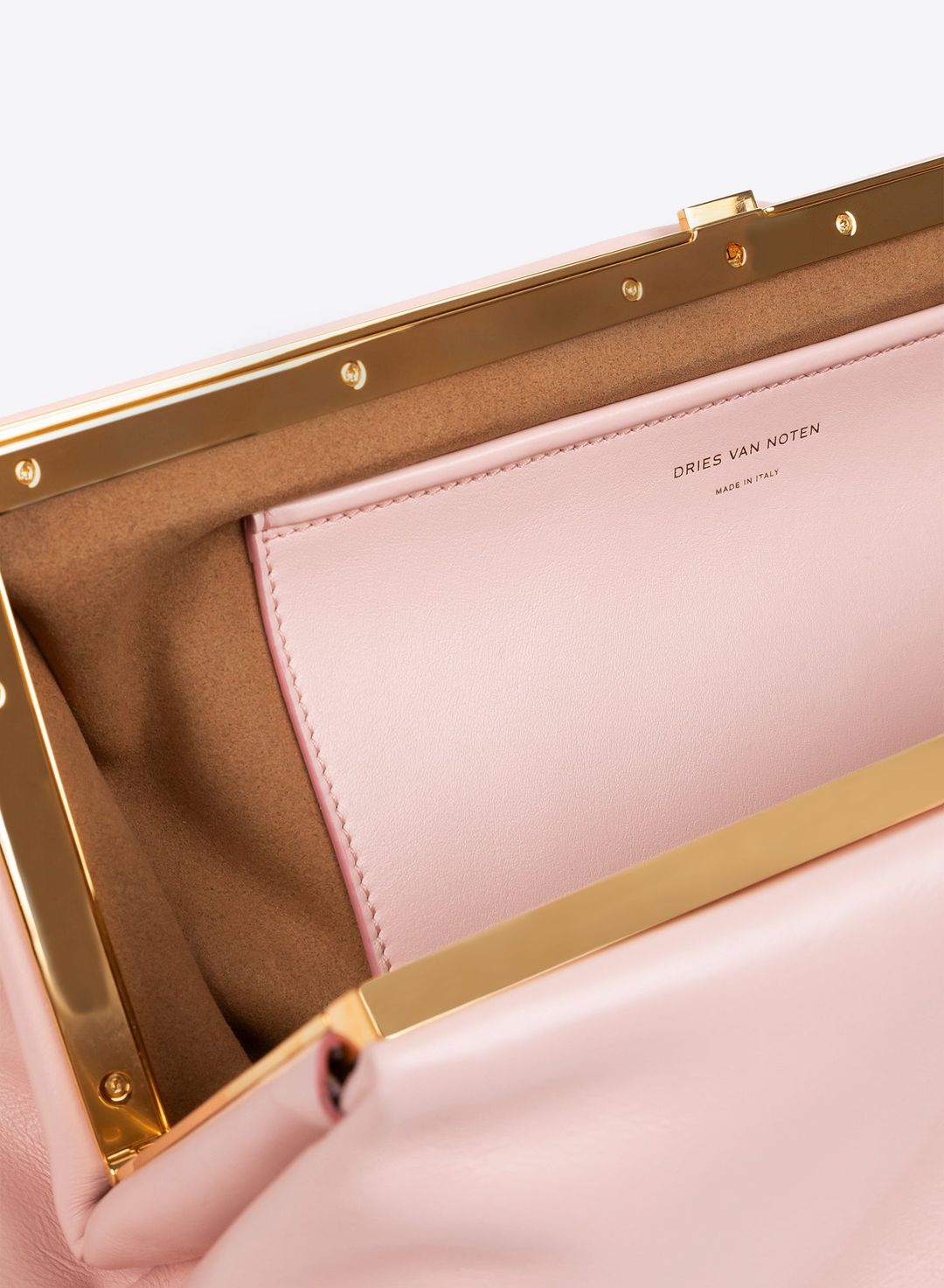 Large leather clutch #5