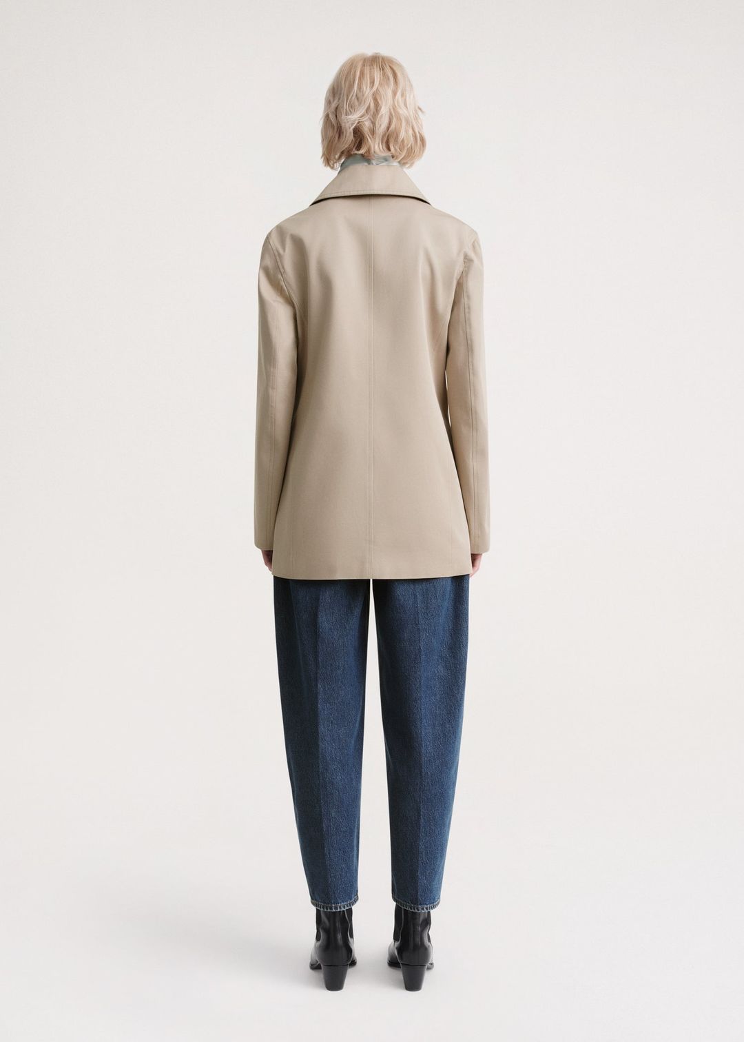 Structured-waist jacket overcast beige #3