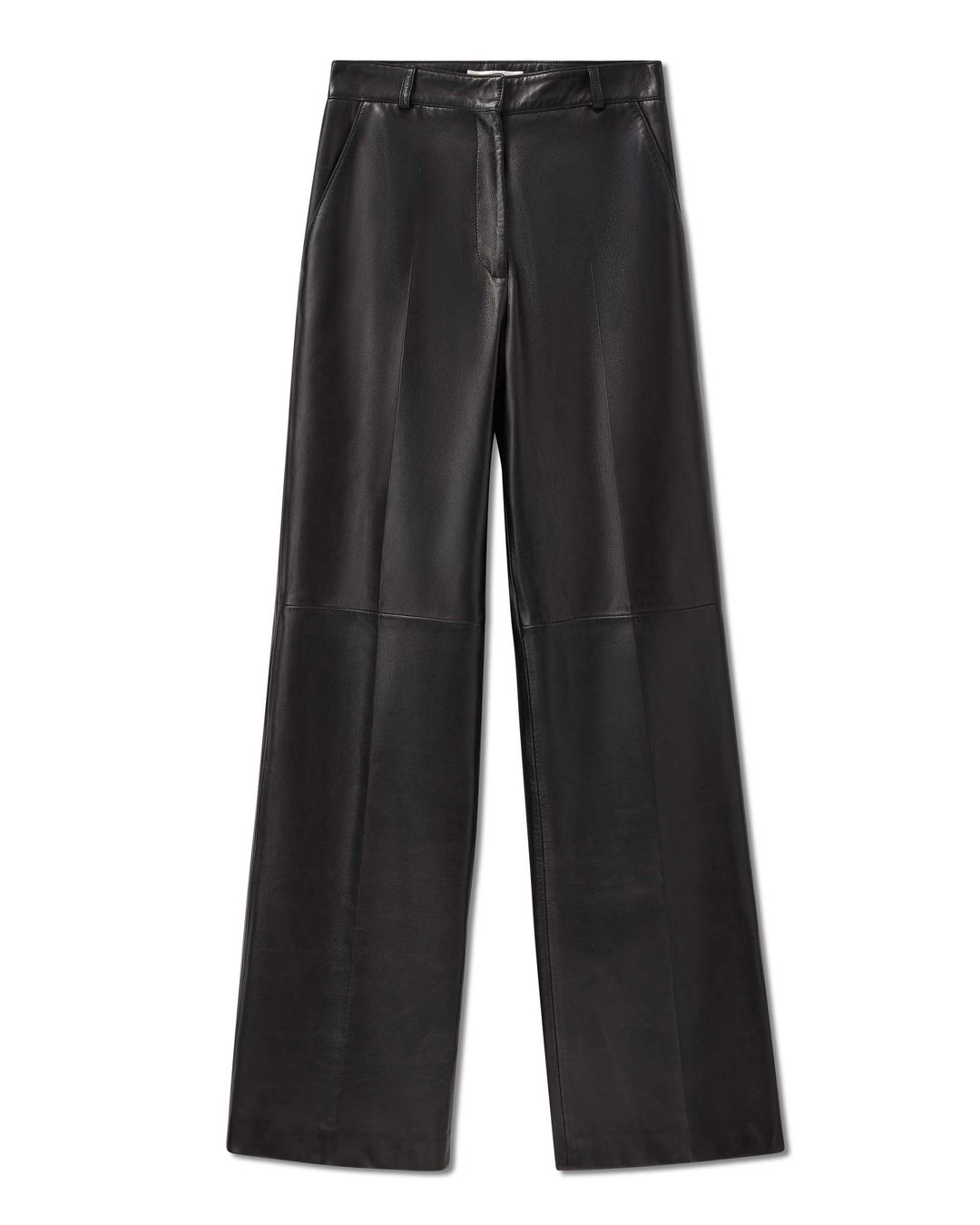 Audrey Trousers in Leather- Black #5