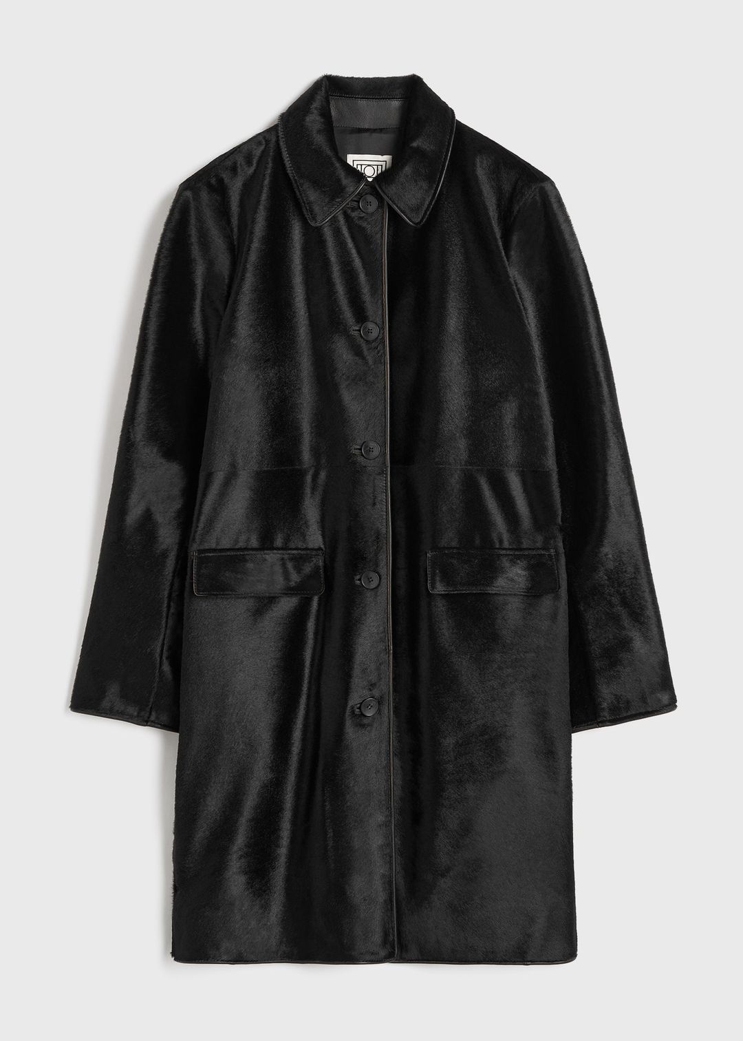 Pony hair coat black #6