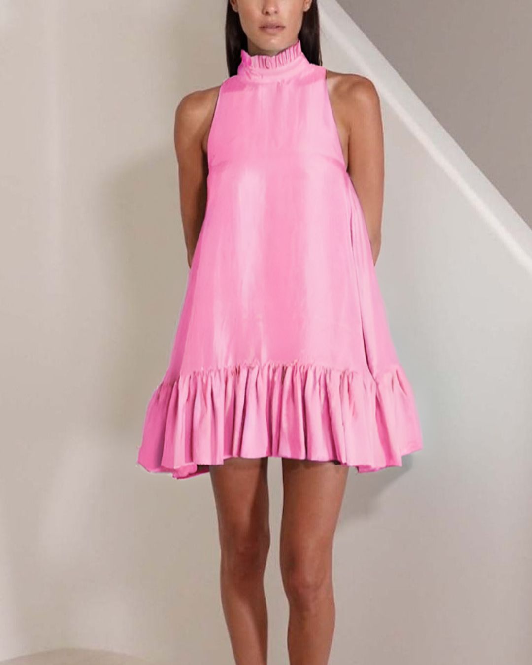 Alcott Raw Silk Mini Dress #14