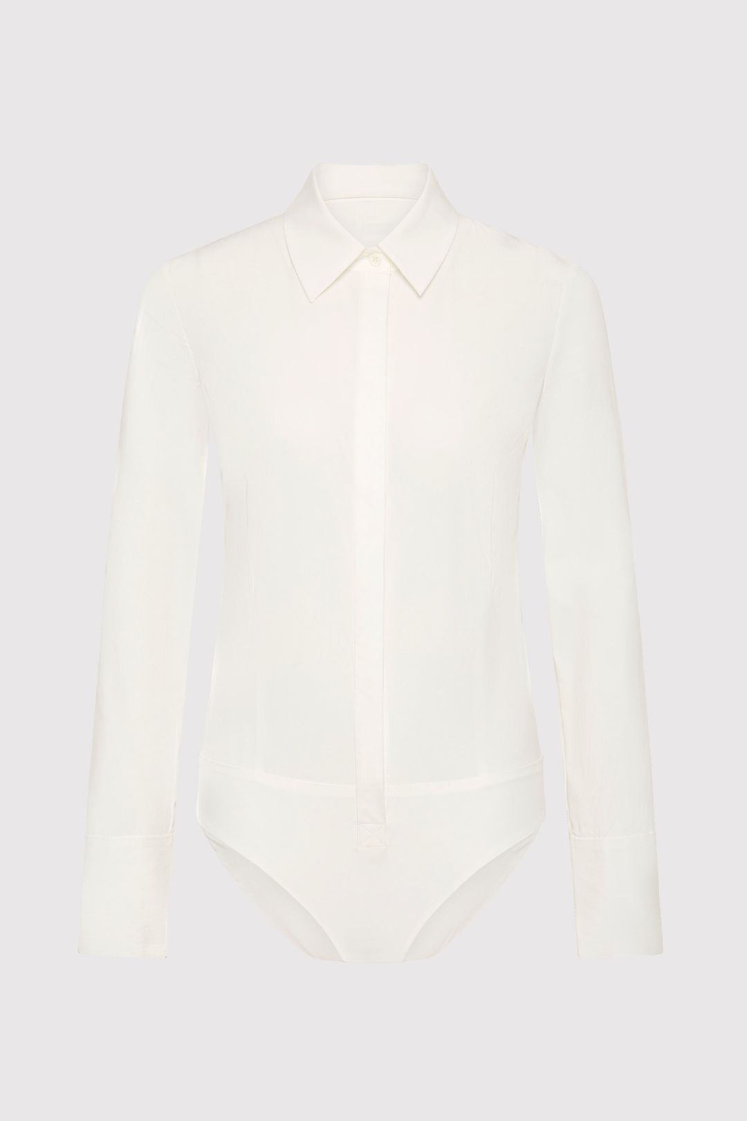Classic Shirt Bodysuit - White #8