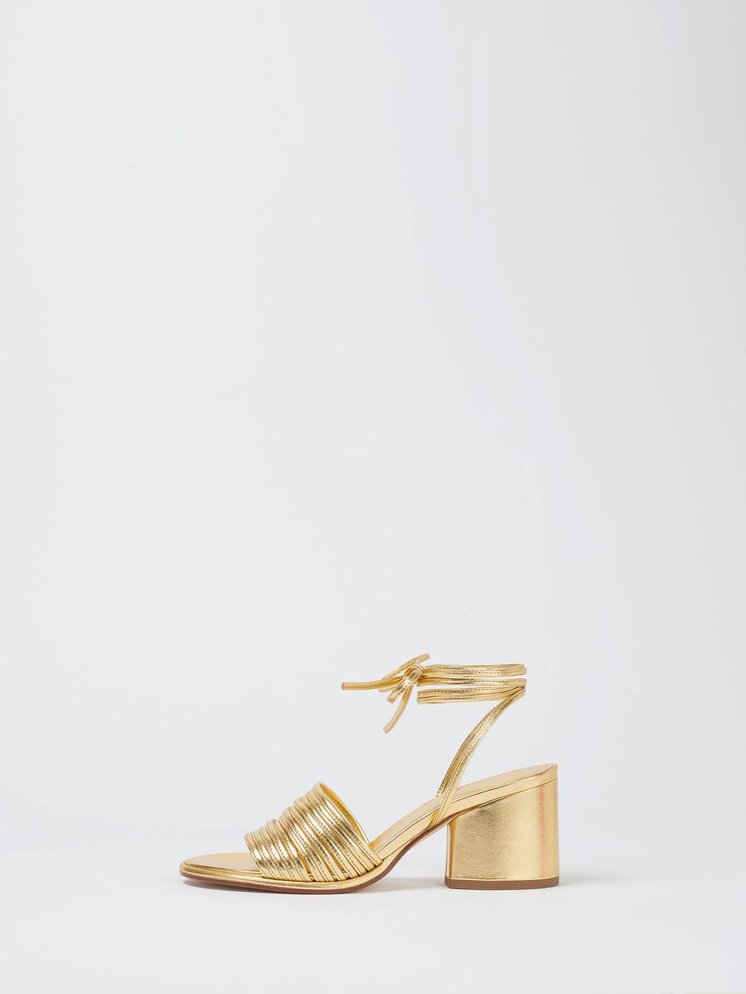 Natania Leather Lace-Up Sandals