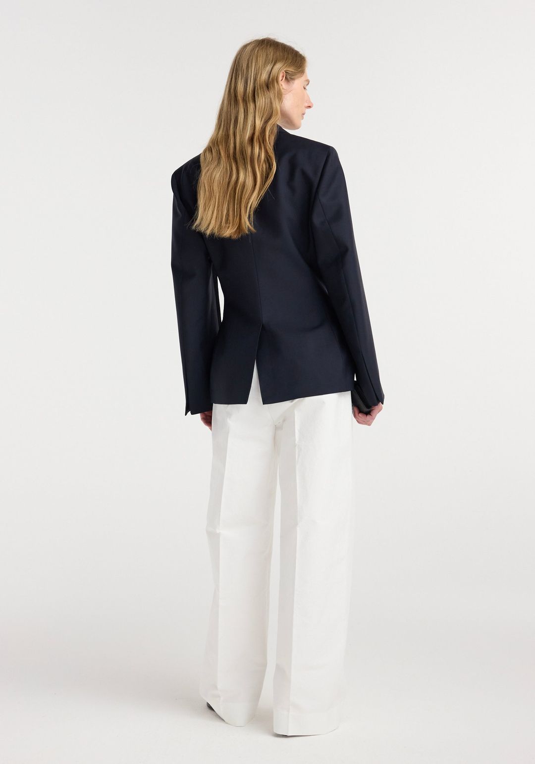 Hourglass shaped blazer | navy #3