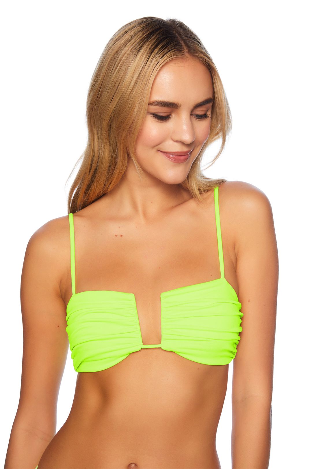 wire gathered bikini top #13