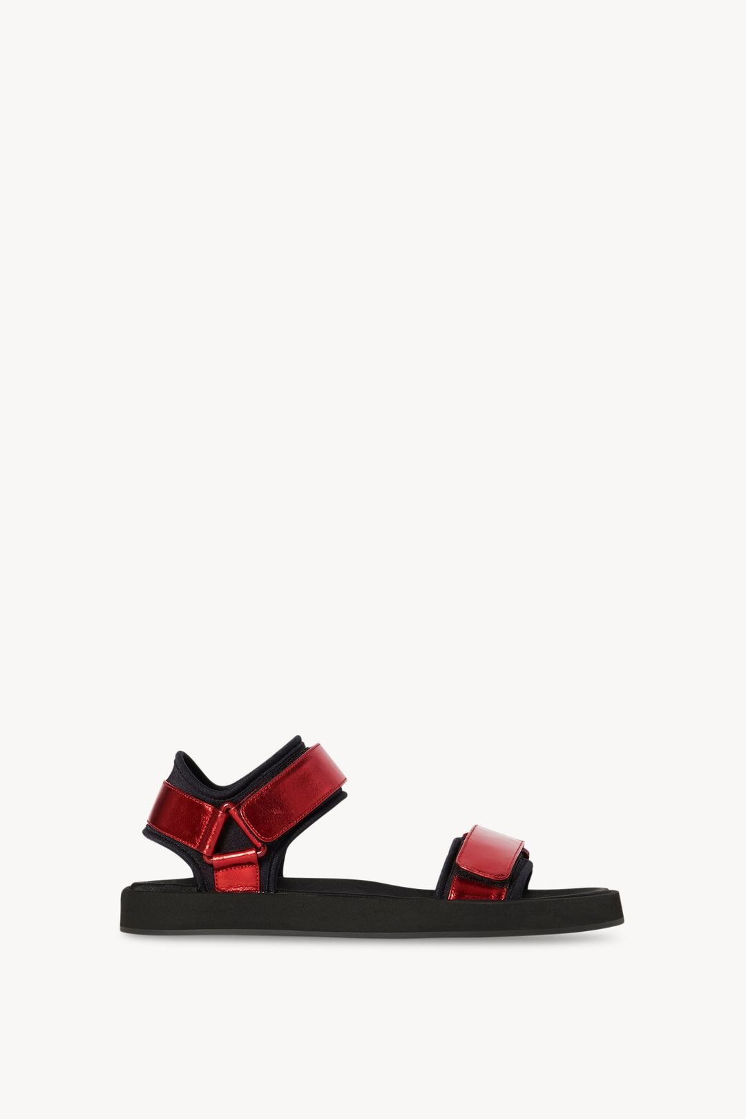 Hook and Loop Sandal in Leather