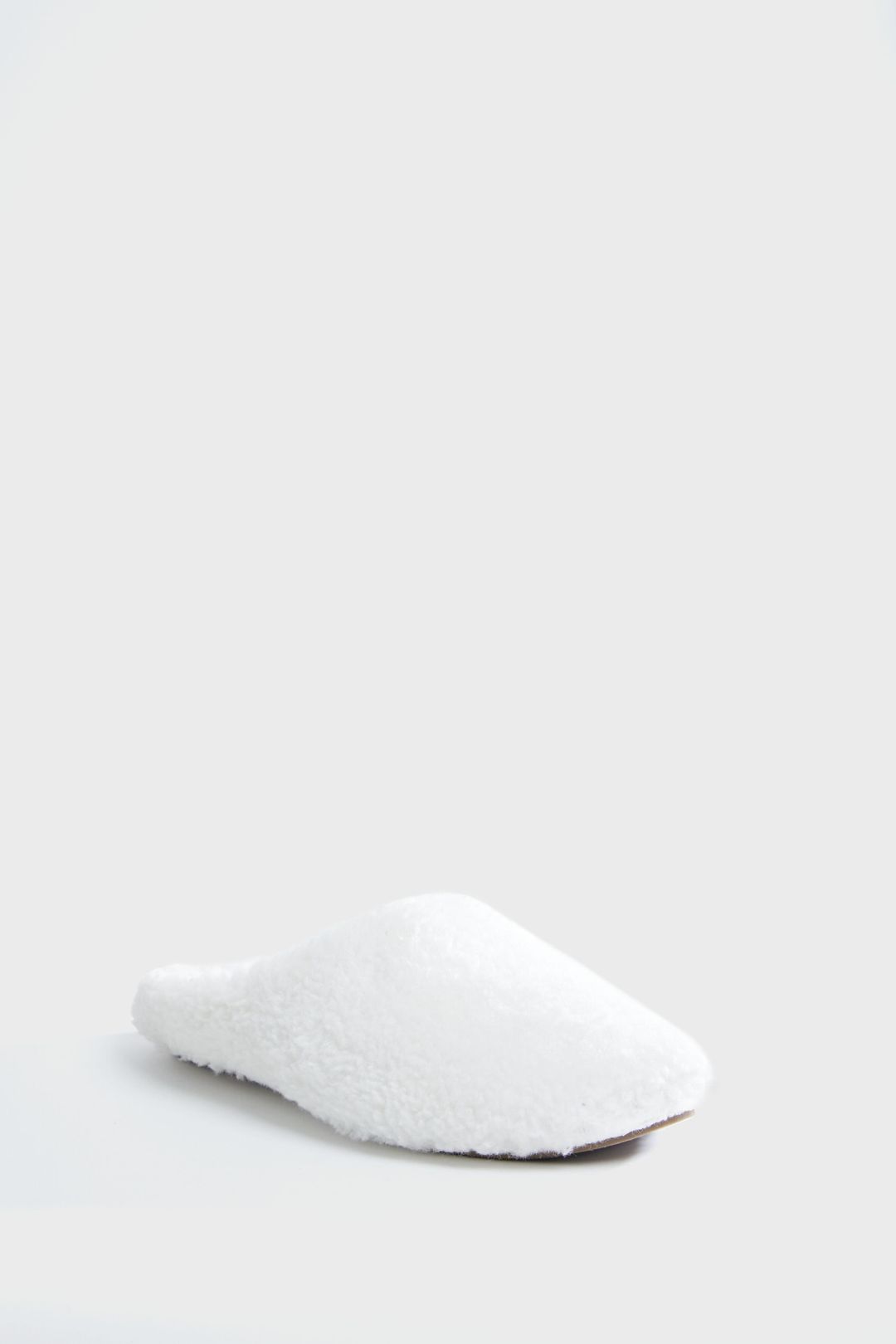 Ivory Sherpa Slippers