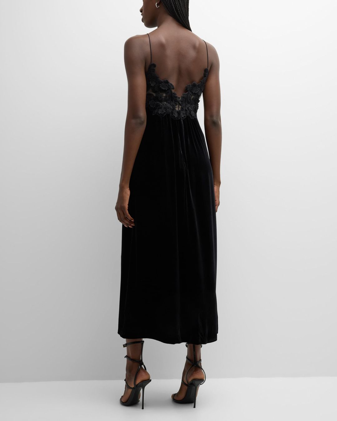 Sensory Velvet Slip Dress #3