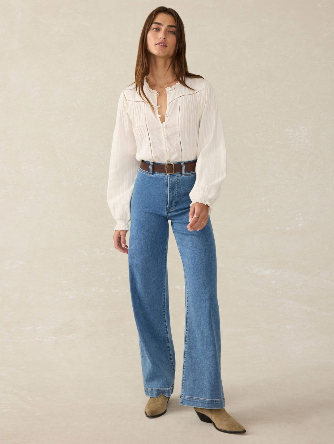 Lily Blouse - Egret #4