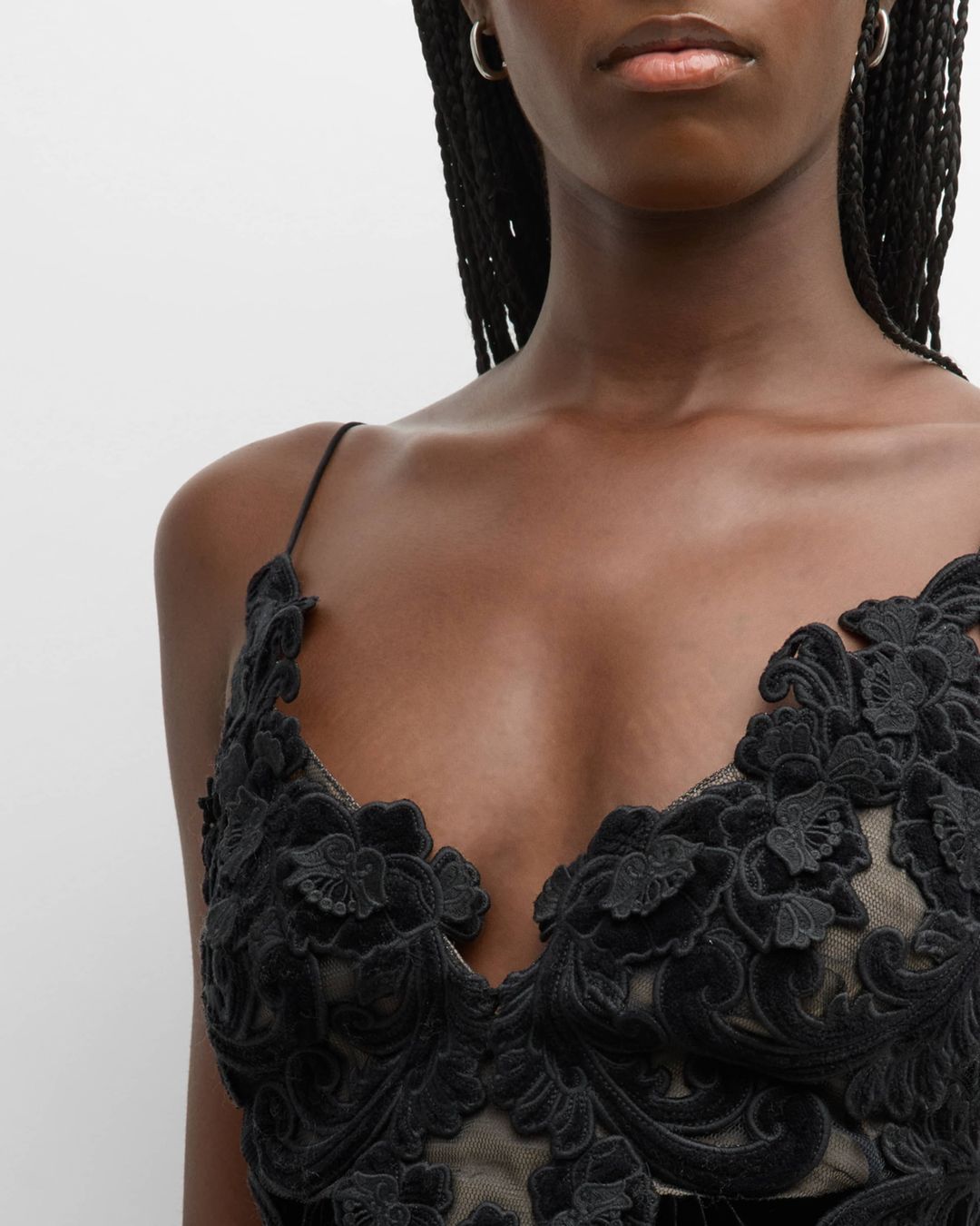 Sensory Velvet Slip Dress #4