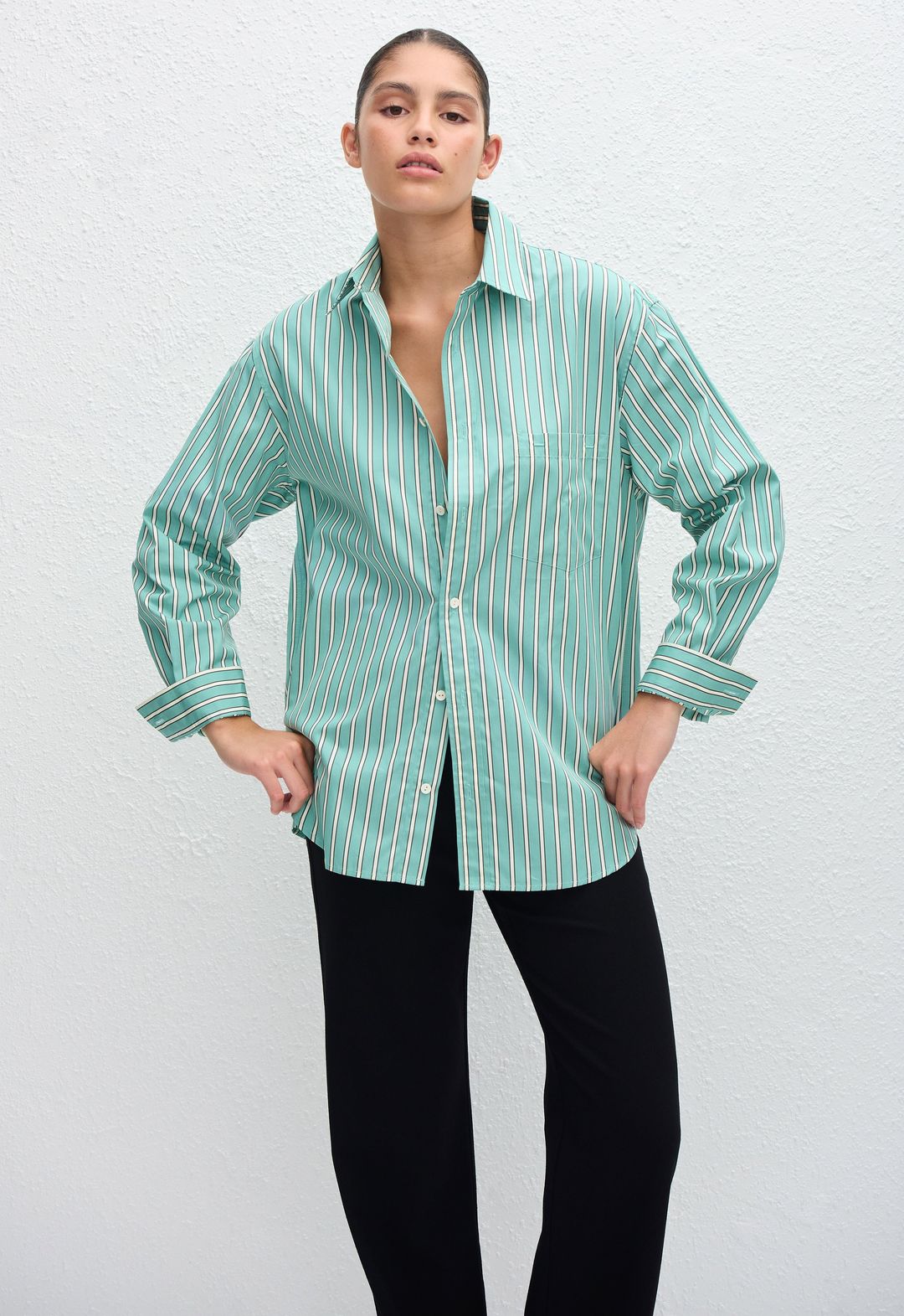Classic Stripe Shirt - Aegean Stripe #3