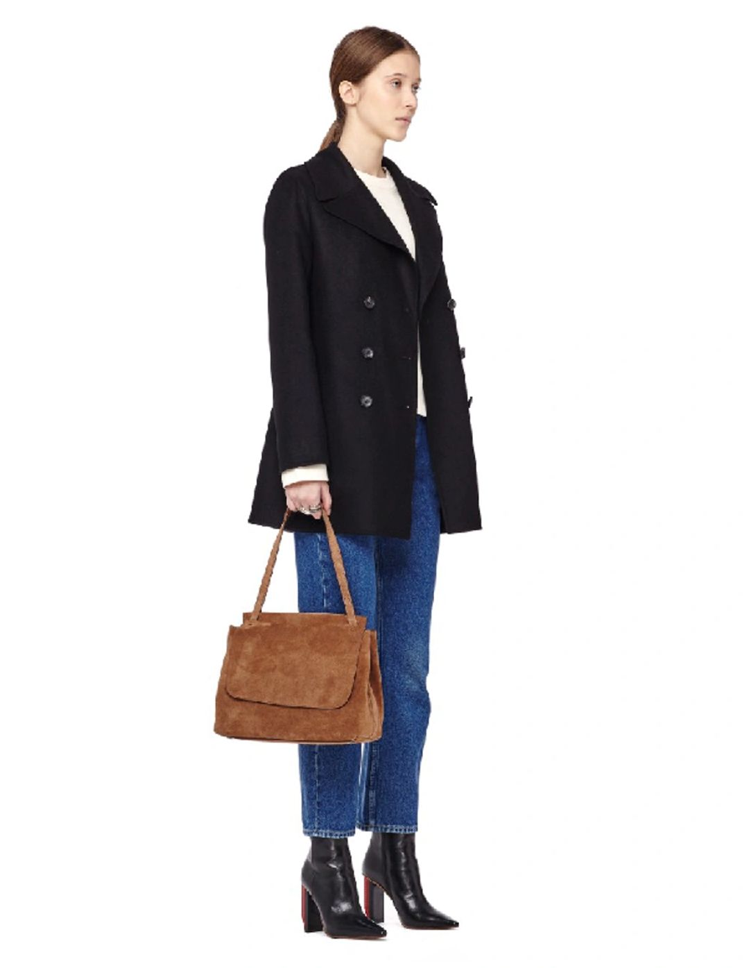 Sidekick Suede Bag In Brown #4