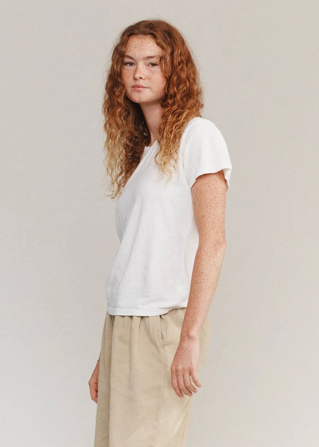 Lorel Tee - Washed White