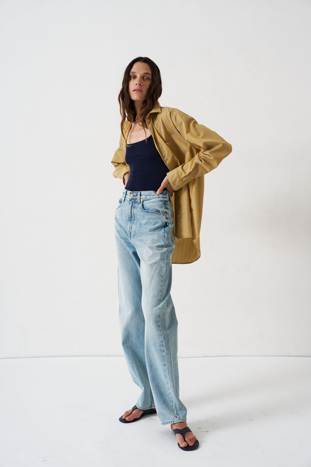 The Fan Jean in Light Stone #10