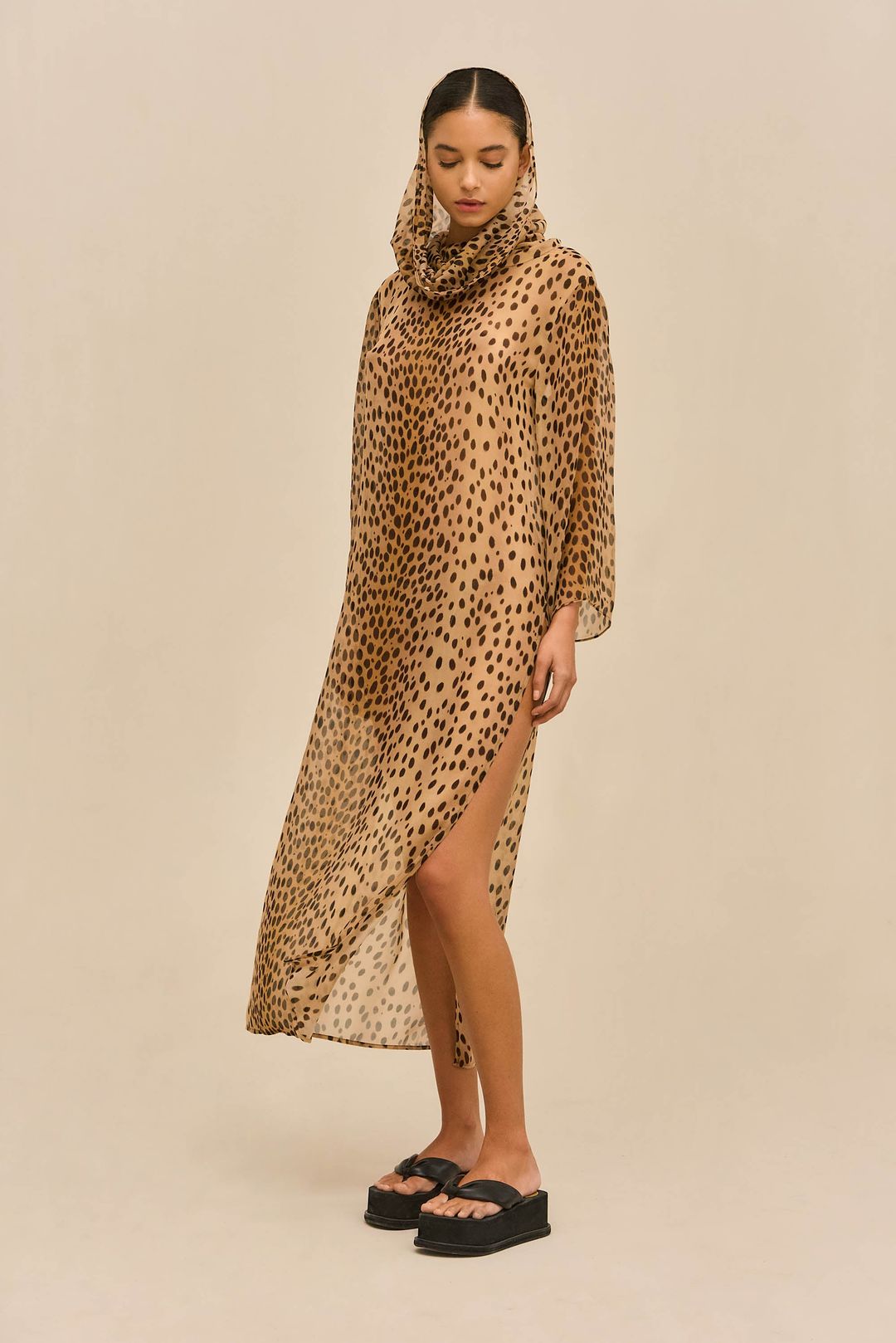 GAIANNE COVER-UP DRESS - CHEETAH #5