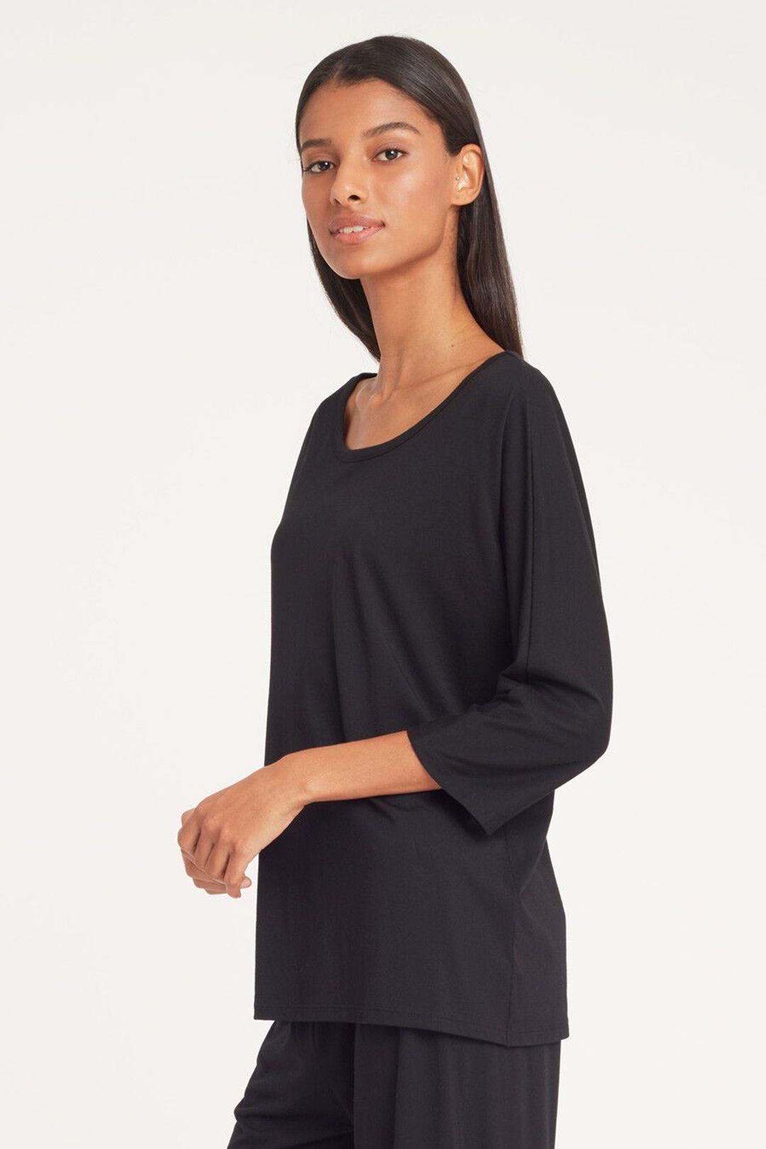 Pima Drape-Back Top #3