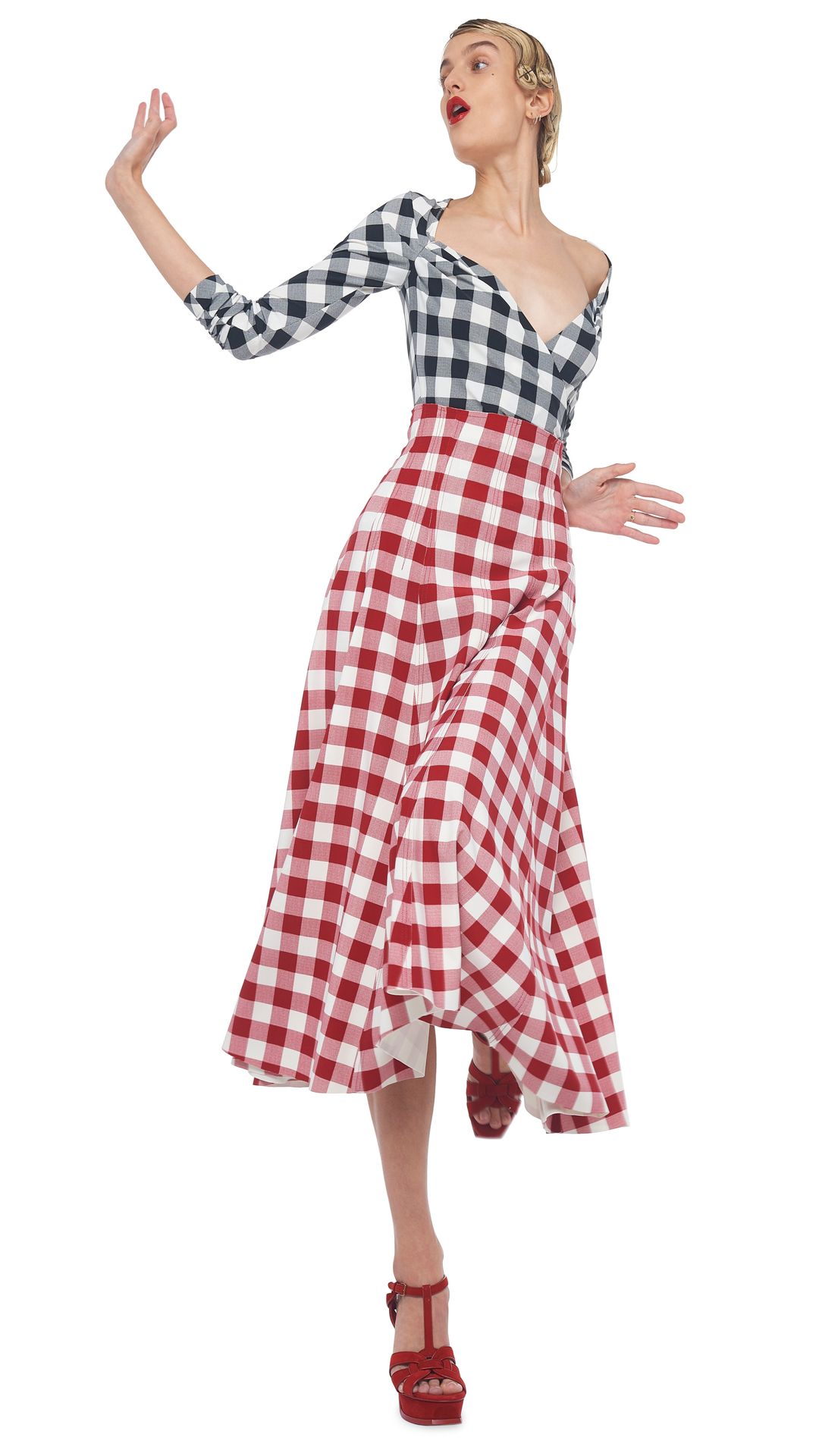 SWEETHEART SIDE DRAPE TOP #6