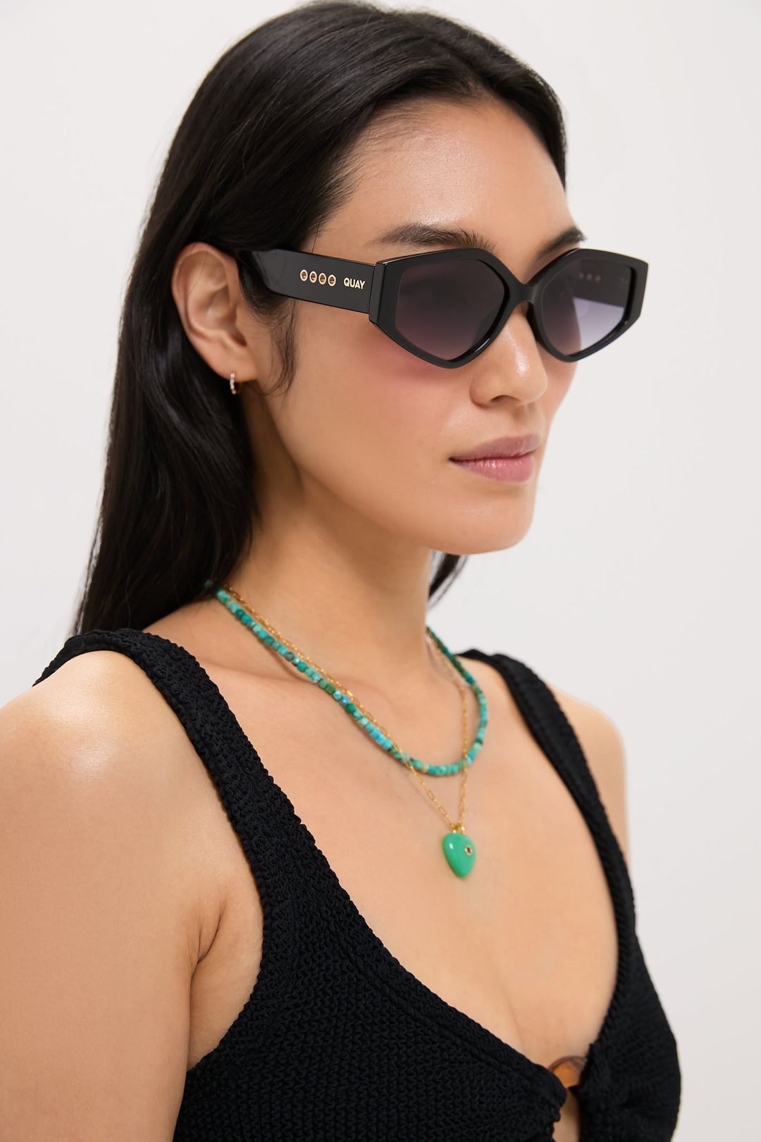 Black Hot Gossip Sunglasses