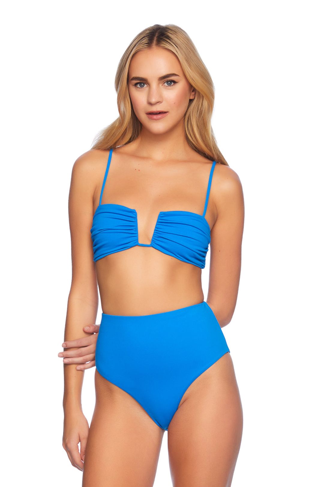 wire gathered bikini top #21