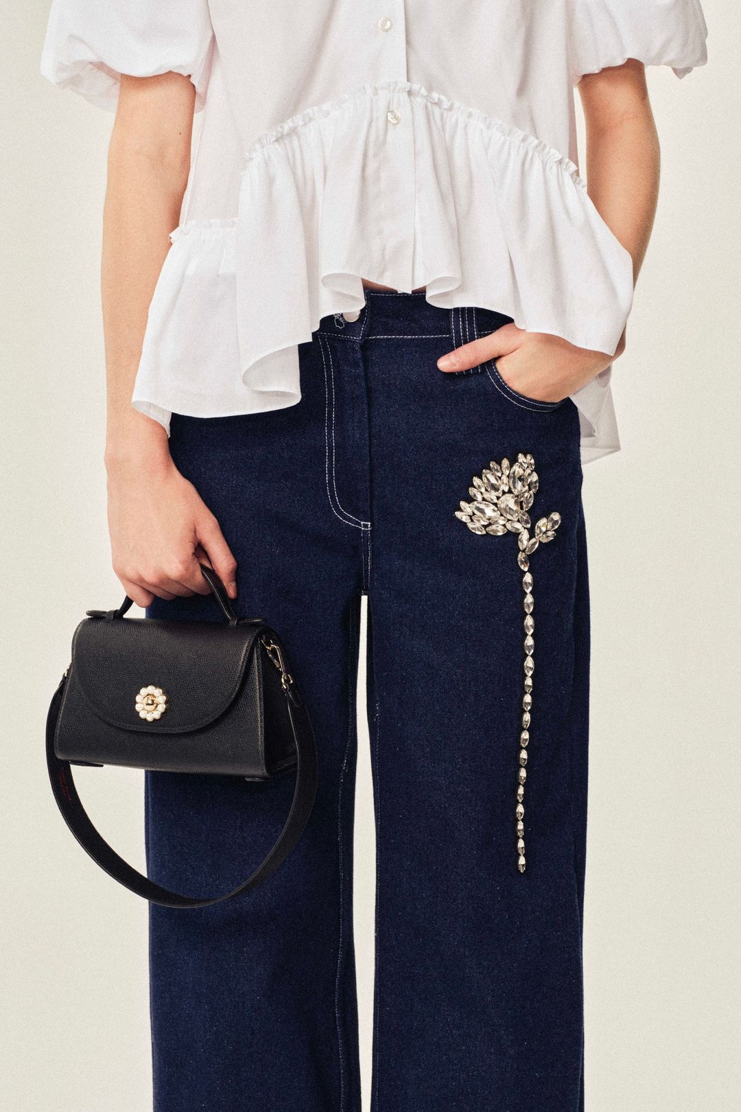 Embellished Carnation Boyfriend Jeans #4