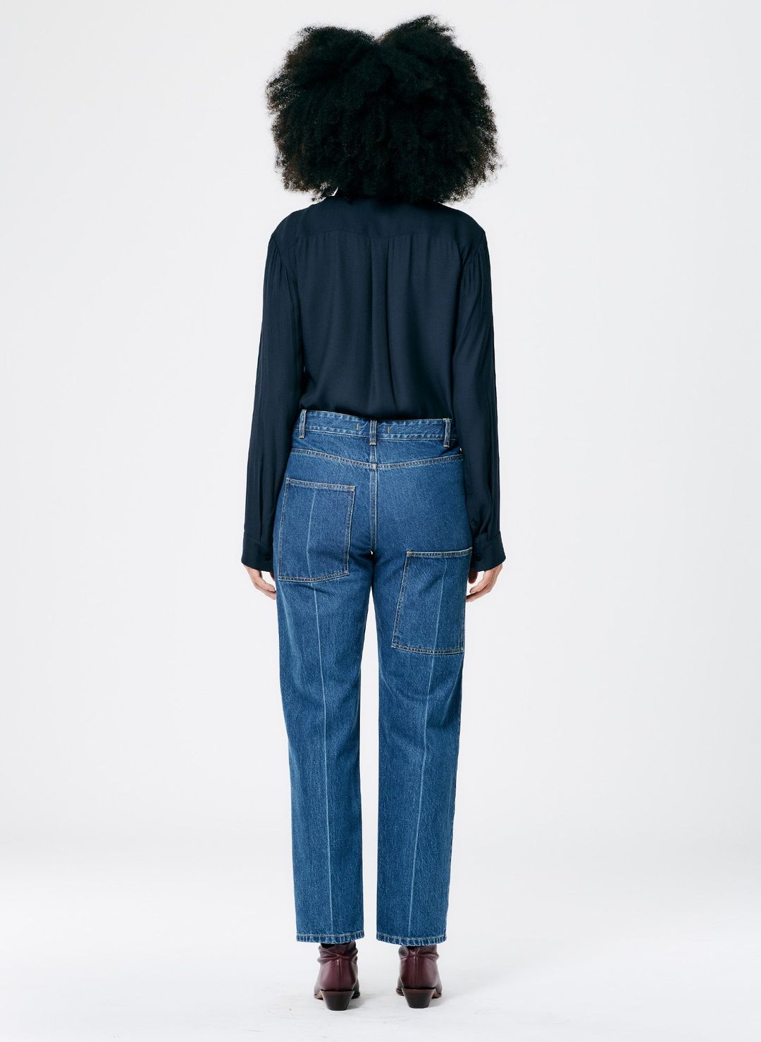 Medium Stone Wash Denim Elfie Jean #5