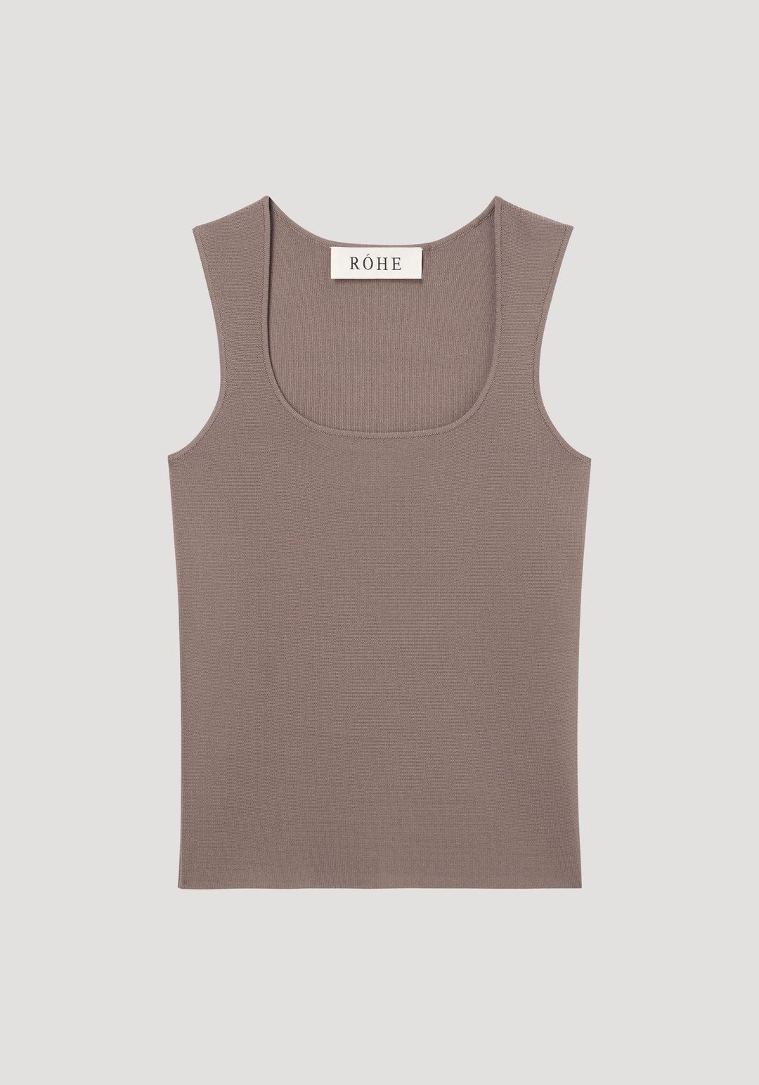 Bustier shaped knitted top | taupe #5