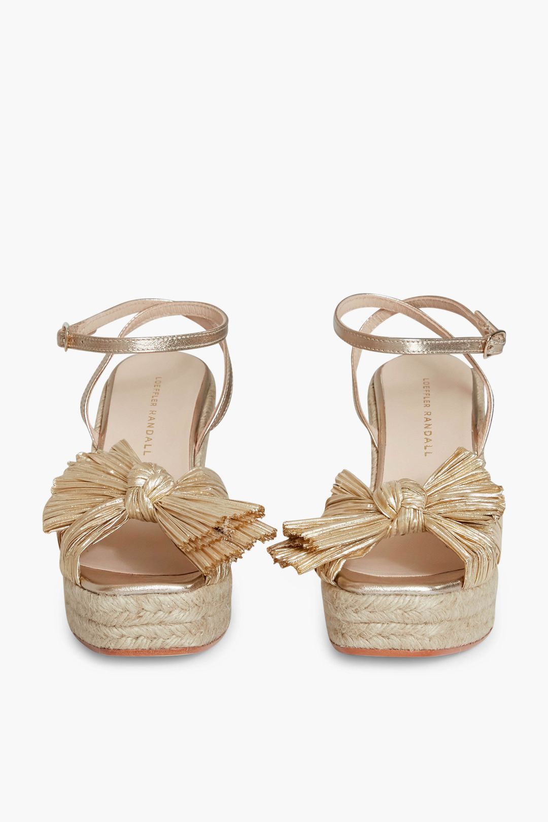 Gold Peri Platform Wedges #3