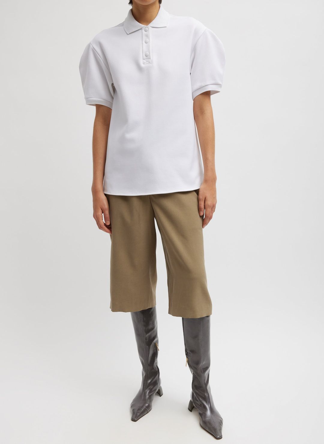 Luxe Pique Polo Shirt #5