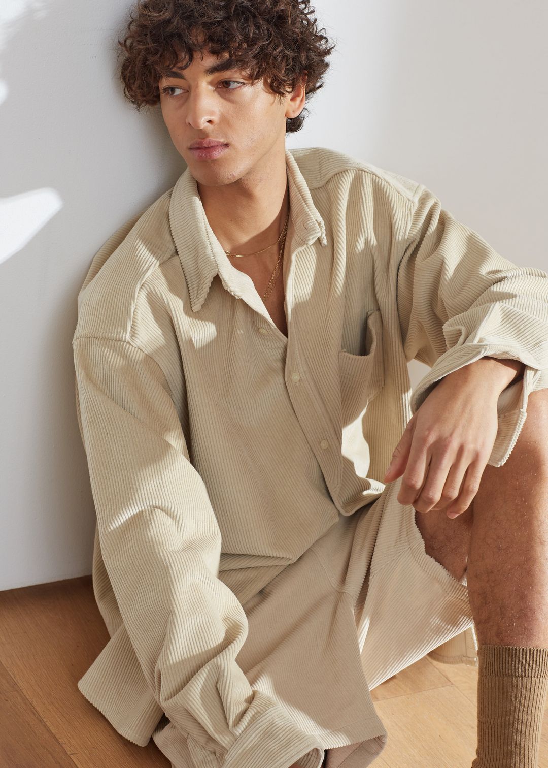 Camden Corduroy Shirt - Cream #8