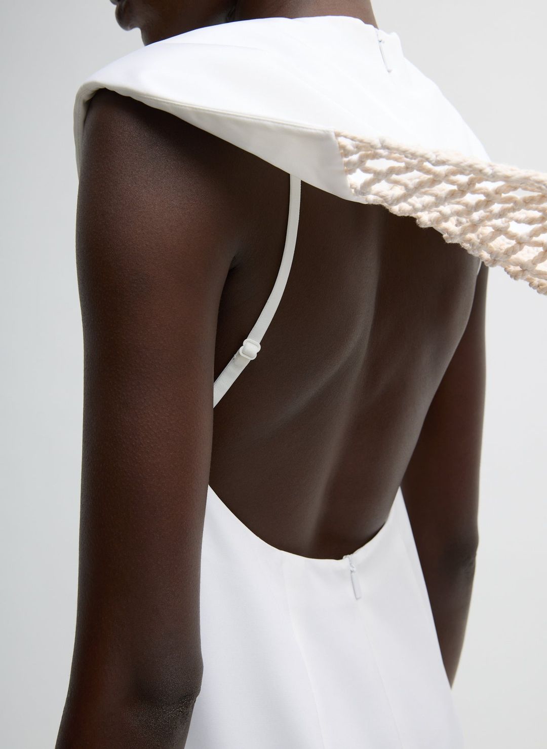 Stretch Silk Nylon Macrame Dress #5