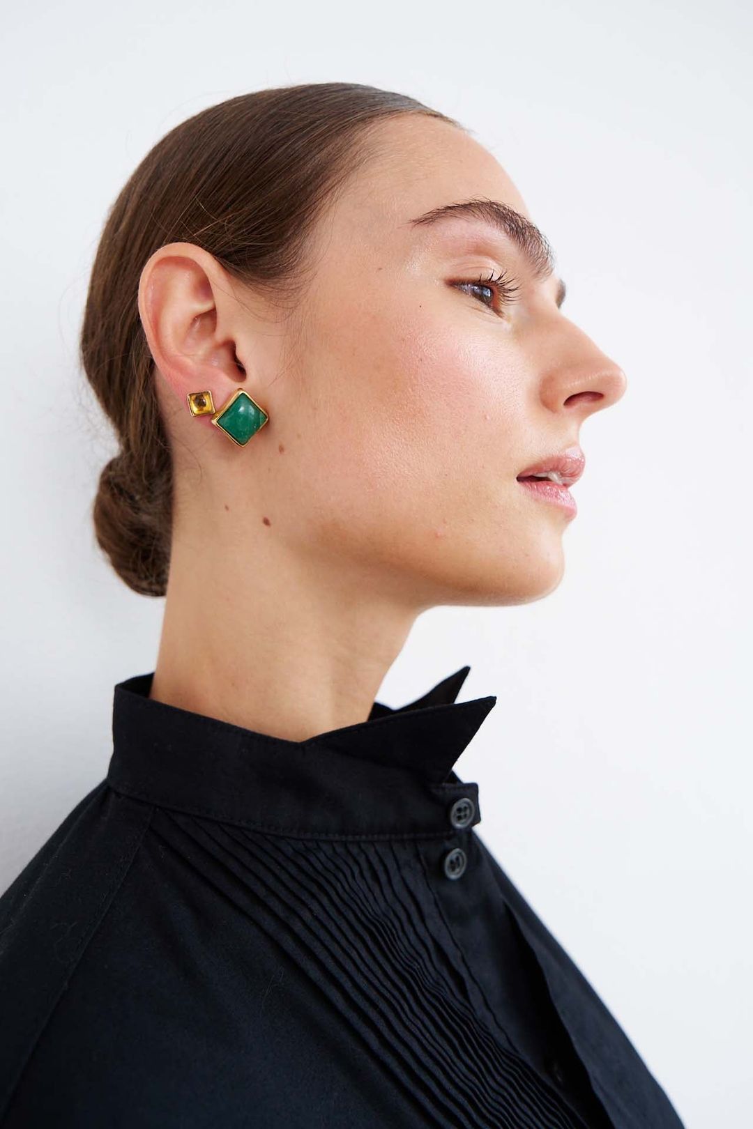 The Tuck Shirt in Black #4