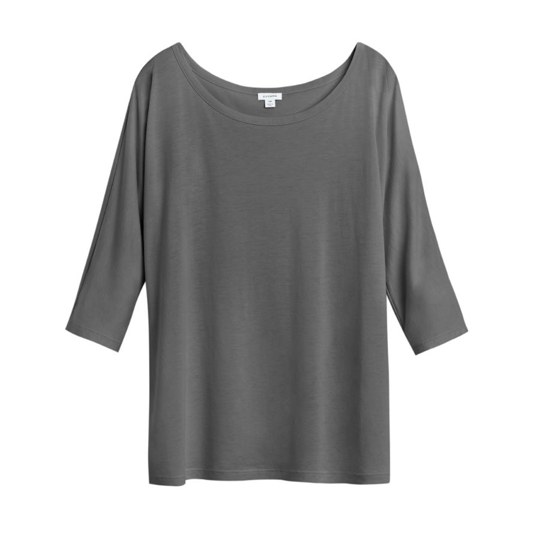 Pima Drape-Back Top #25