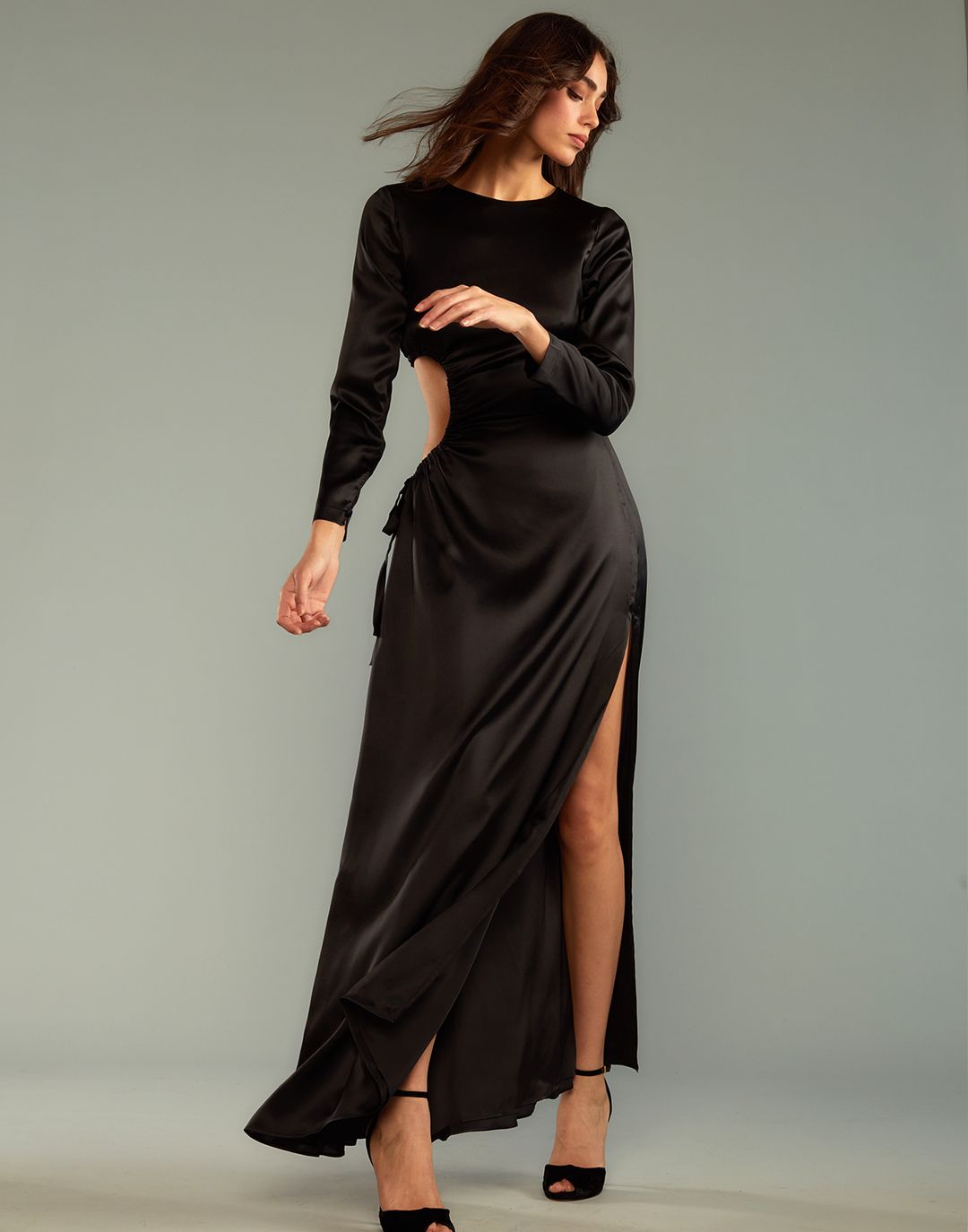 Striking Silk Dress #7