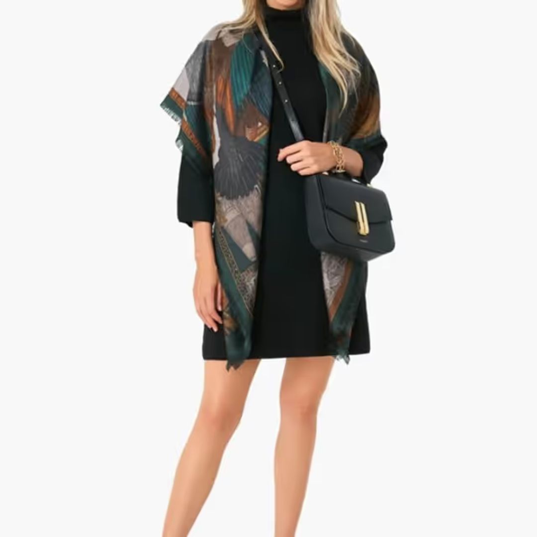 Pomander Place Black Noir Vivianne Sweater Mini Dress