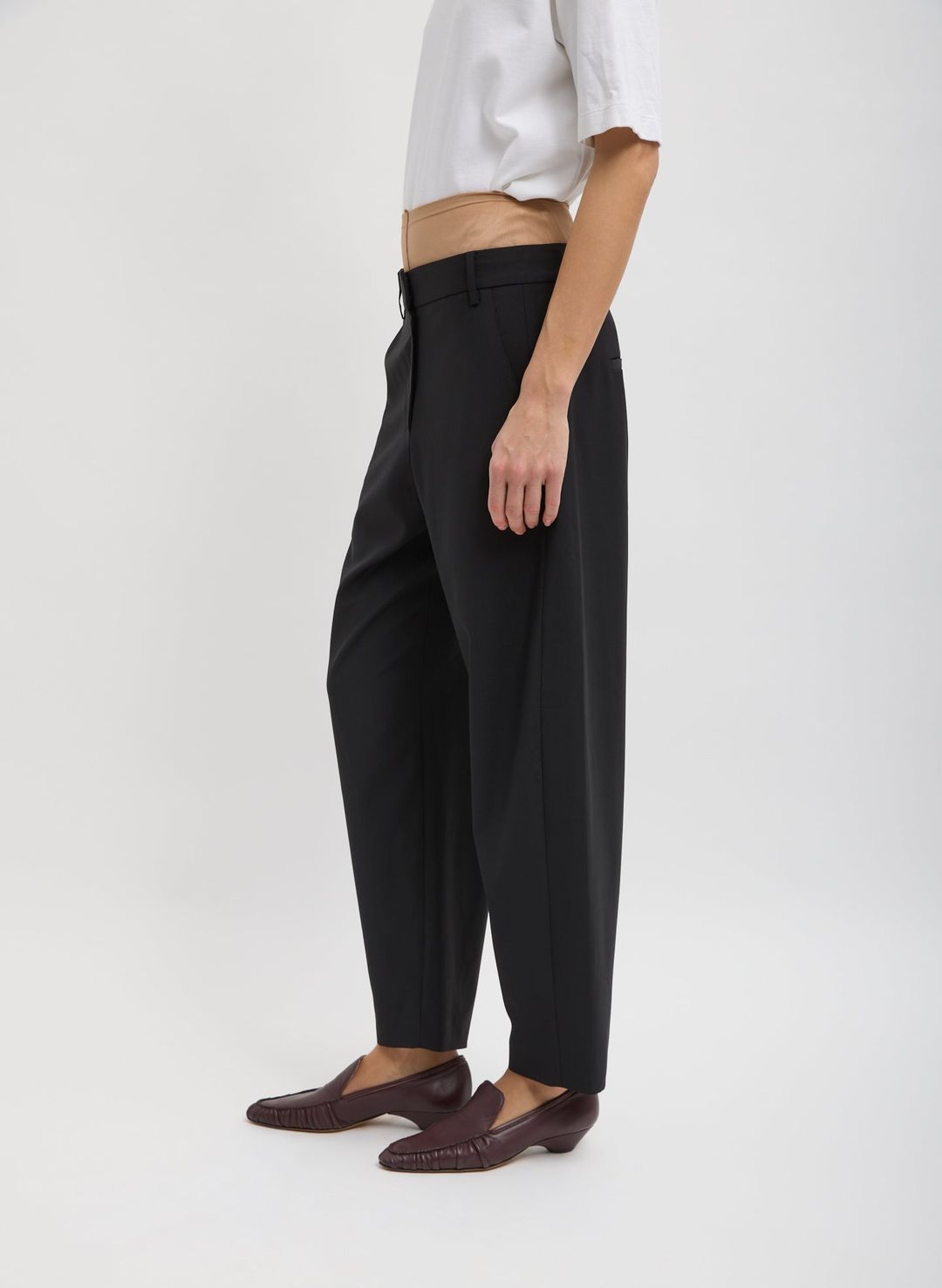 Tropical Wool Reese Sculpted Trouser #4