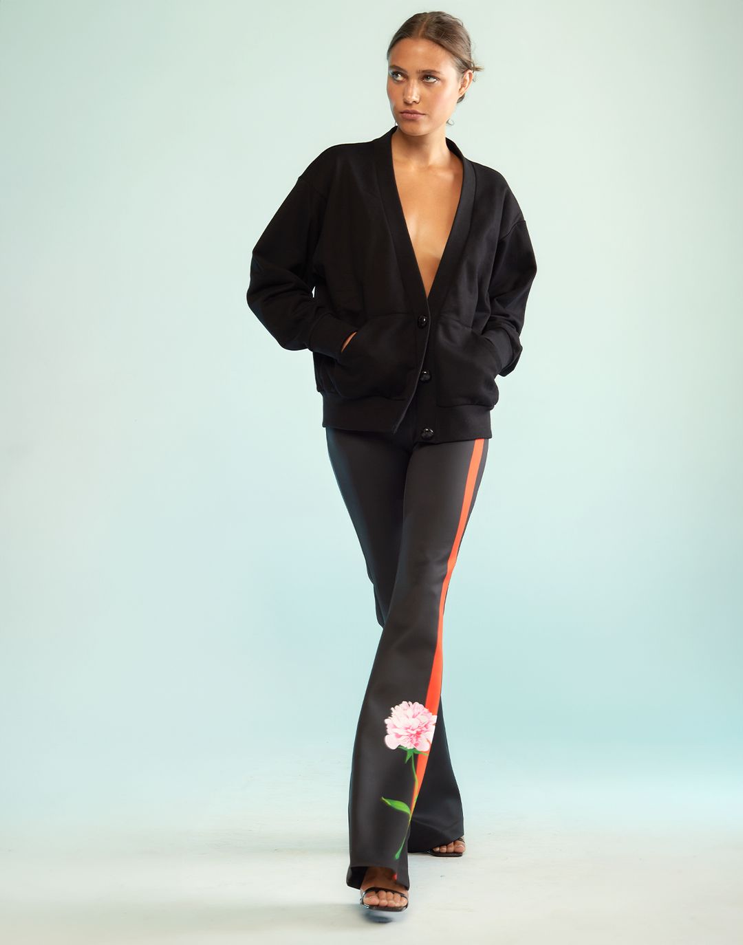 Bonded Fit and Flare Pant #3