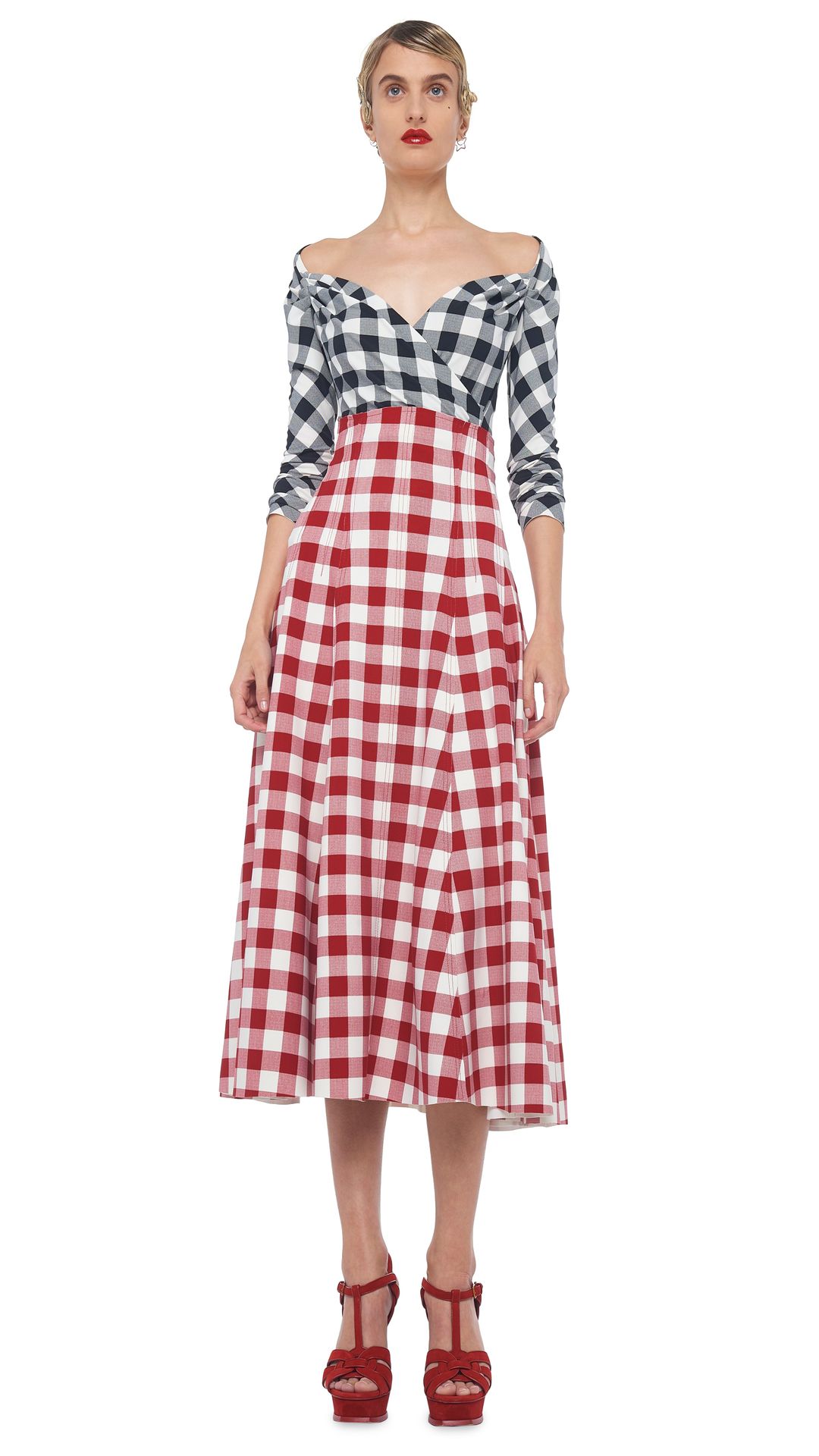 SWEETHEART SIDE DRAPE TOP