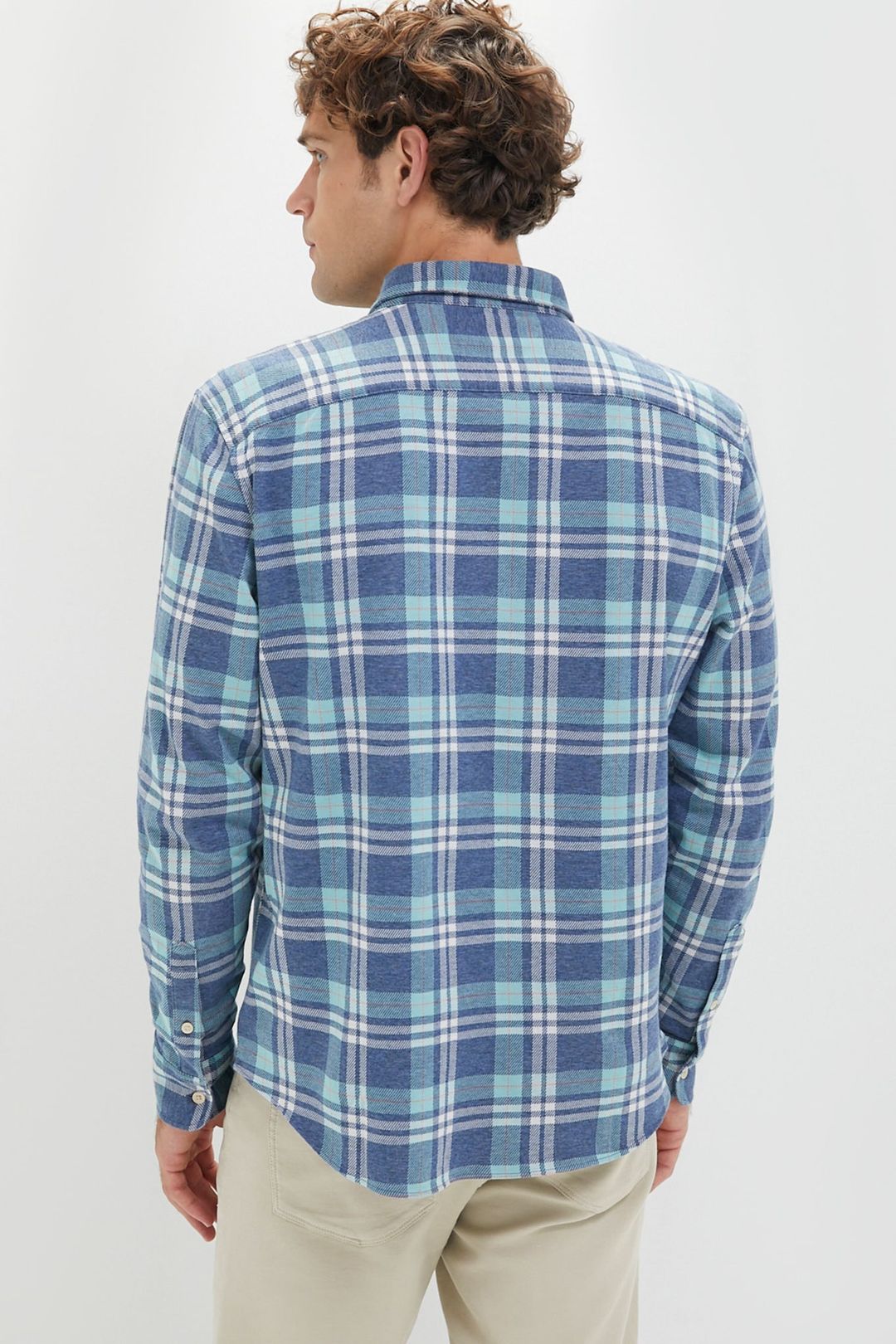 Holbrook Island Plaid Coastline Knit Shirt #4