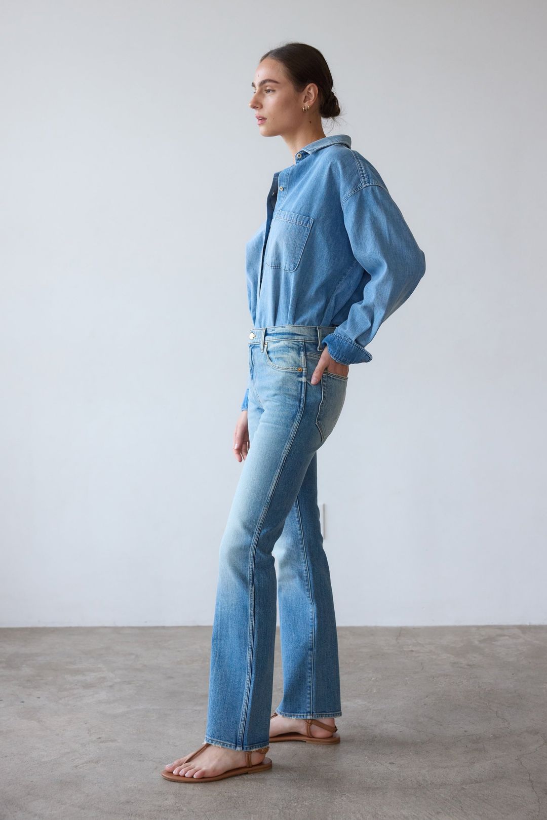 The Freddie Jean in Worn Indigo #5
