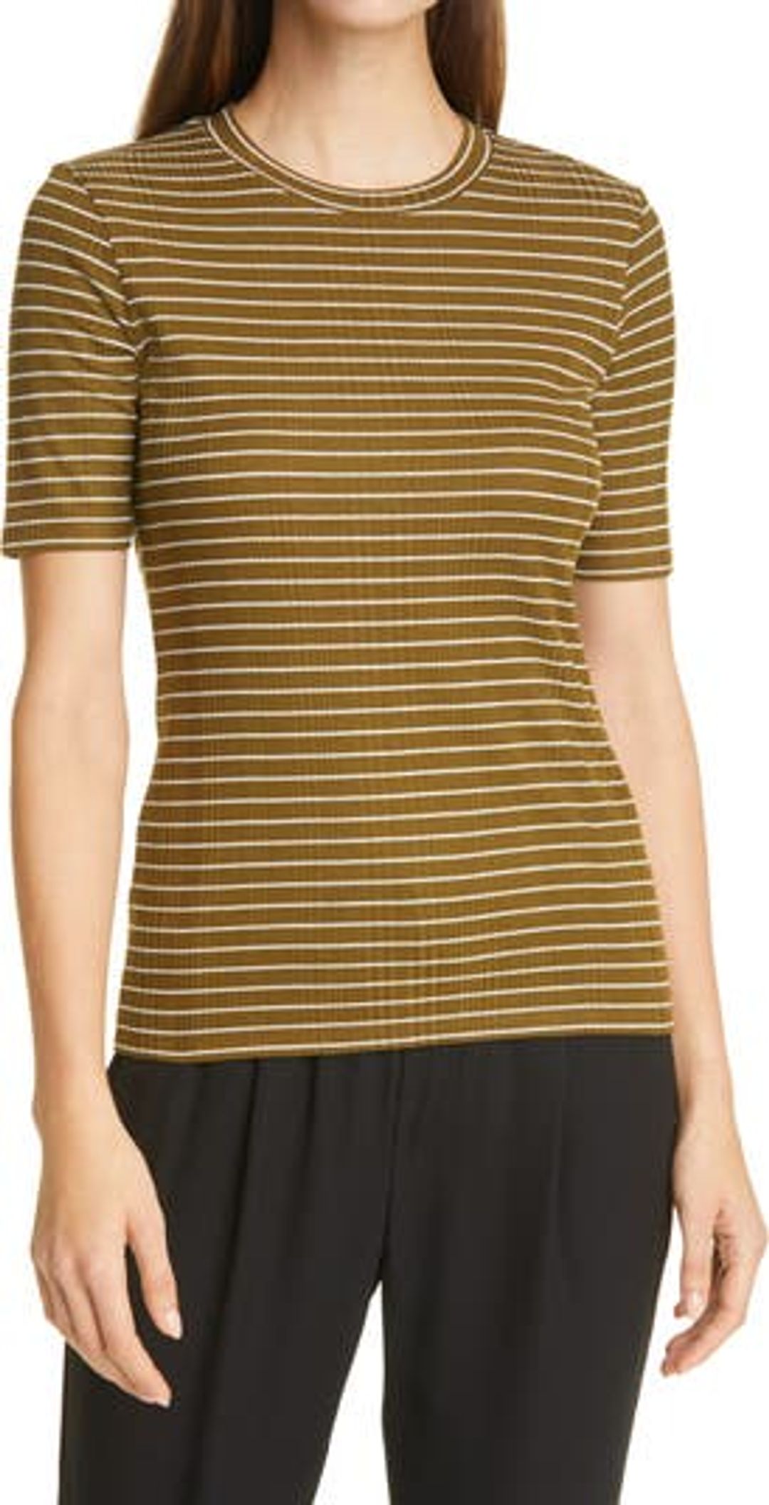 Stripe Variegated Rib Top