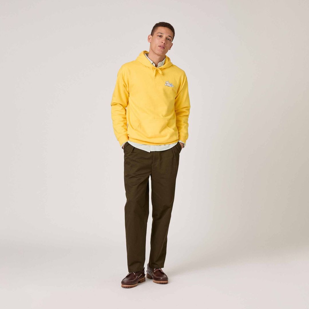 Men's Babar Hoodie Yellow #4
