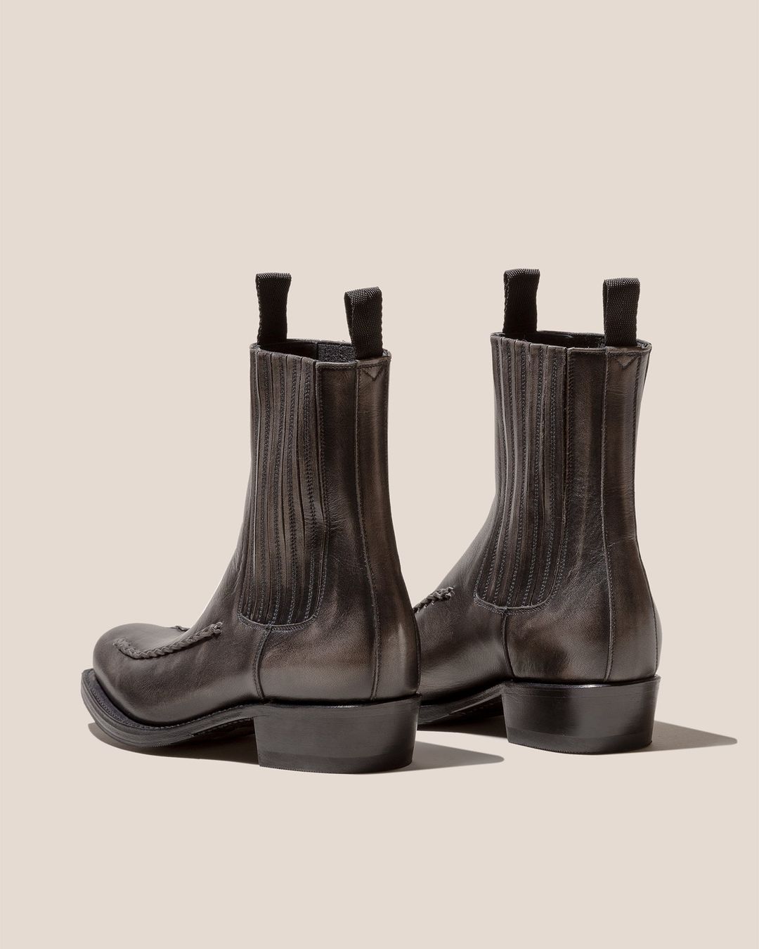AGULLA - Square-Toe Braided Detail Chelsea Boot #3