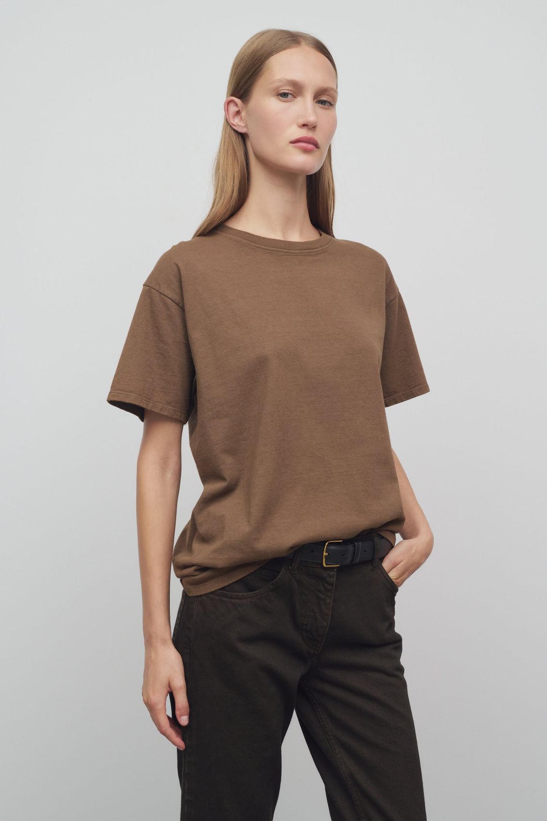 Ash T-Shirt in Cotton and Silk #3