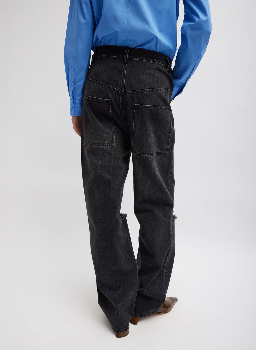 Vintage Black Denim Ryder Jean #6