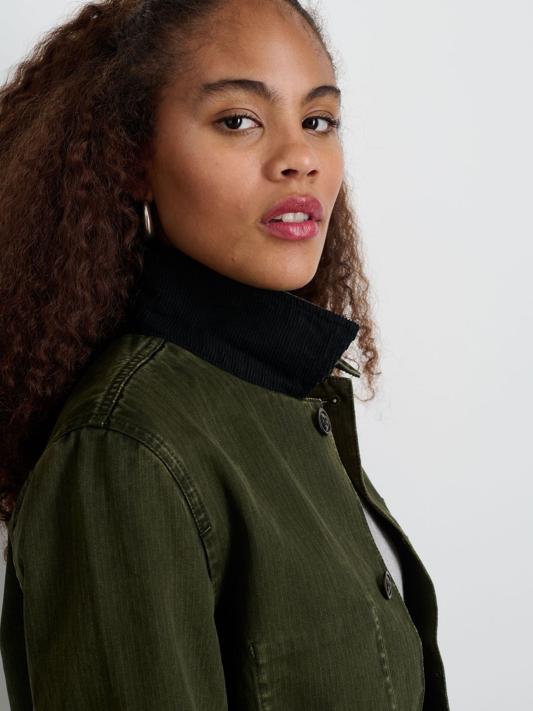 Britt Work Jacket in Herringbone #6