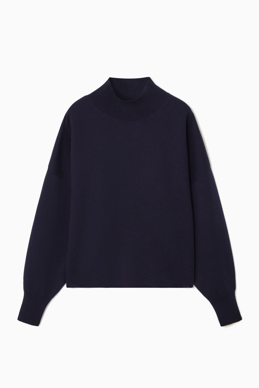 DOUBLE-FACED WOOL TURTLENECK JUMPER
