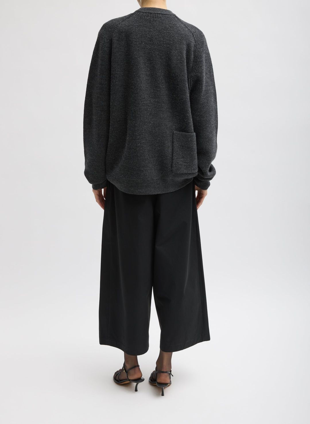 Cardigan Stitch V-Neck Easy Pullover #2