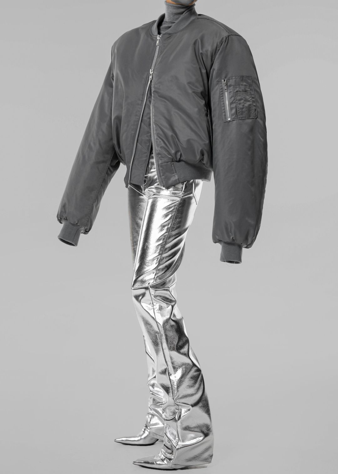 Jesse Aluminium Pants - Silver #11