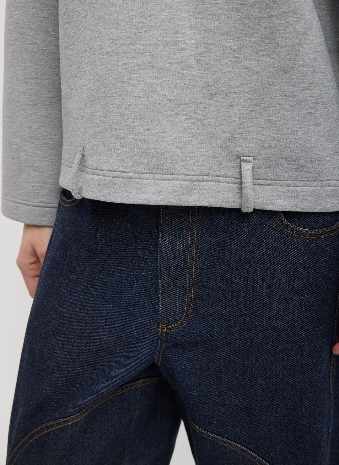 Bonded Viscose Easy V-Neck #3